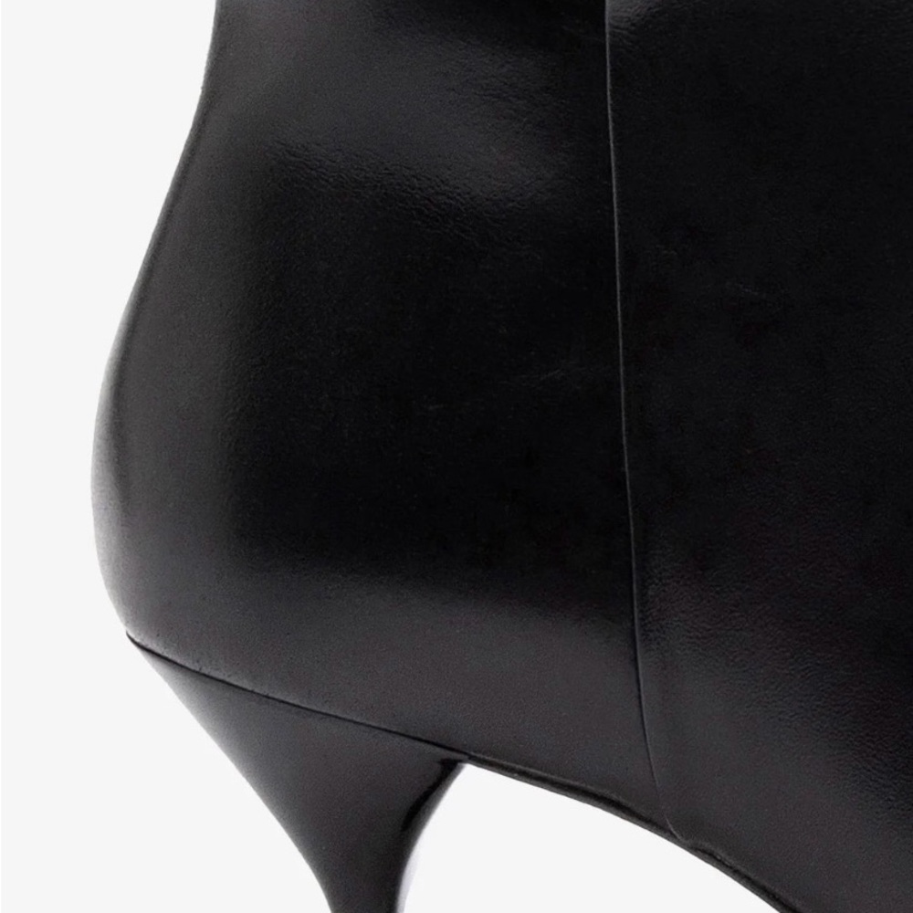 Larroude Georgia Black Heeled Boots - Picture 5 of 15